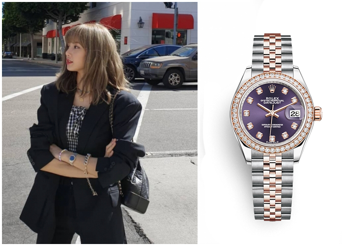 블랙 핑크 시계