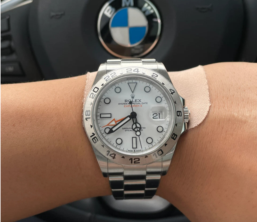 롤렉스 익스플로러 2 42mm 226570 화이트 오이스터