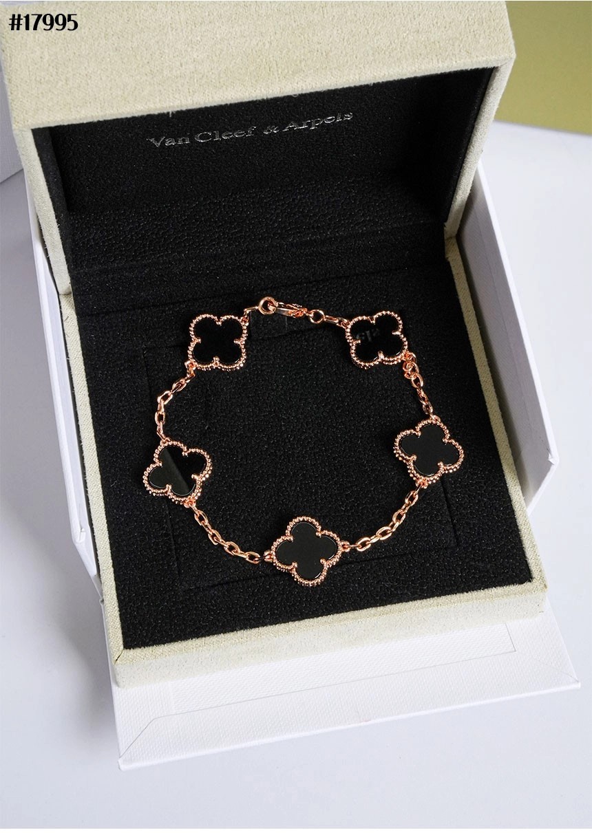 🔆 [Van Cleefs & Arpels] 반클리프&에펠 알함브라 브레이슬릿 블랙 🔆 #17995