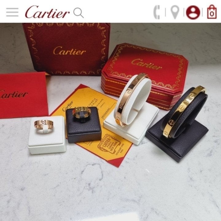 💕 까*** 러브 팔찌 & 반지 (로즈골드)