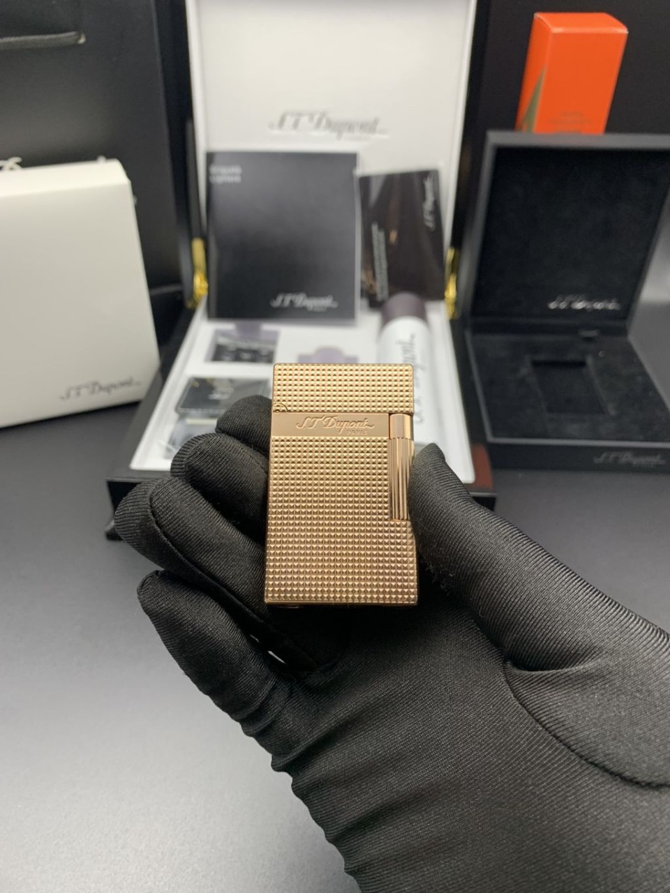 듀퐁 라이터 뉴 라인2 스몰 ca18691 로즈골드 22년