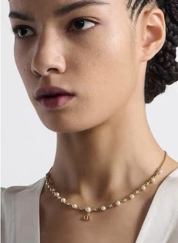 💕 디* 진주 스톤 목걸이