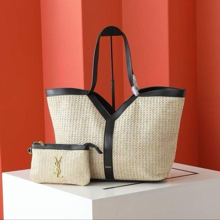 💕 생** YSL 라탄 토트백