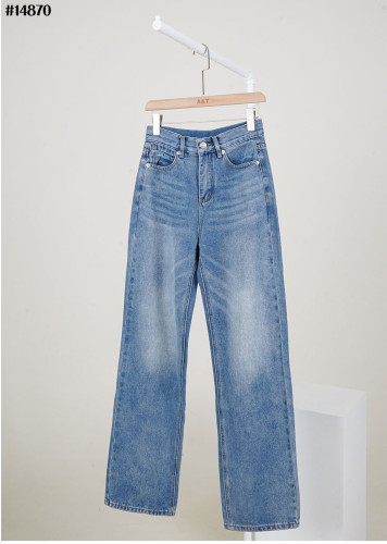 🔆 [Maison Margiela] 메종마르지엘라 여성 스티치 넘버링 자수 로고 와이드 데님 팬츠 🔆