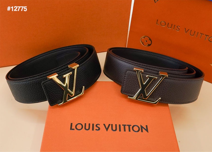 🔆 [LOUIS VUITTON] 루이비통 LV로고버클 레더벨트(2컬러) 🔆