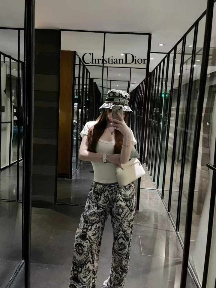 💕 디* 브띠크 패턴 티셔츠+바지세트