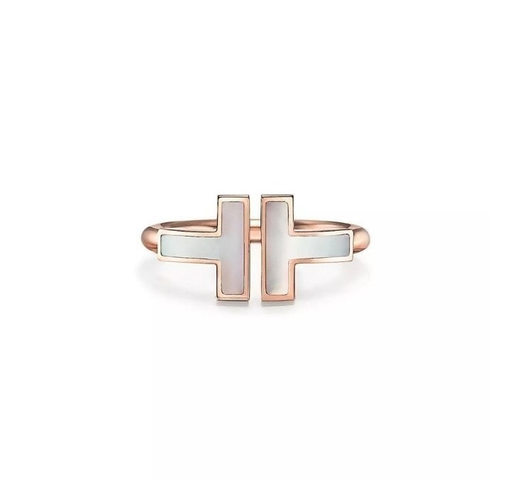 💕 티** 반지 마더오브펄 화이트