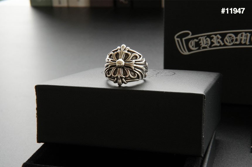 🔆 [Chrome Herts] 크롬하츠 더블 플로랄 오픈 링 반지 🔆