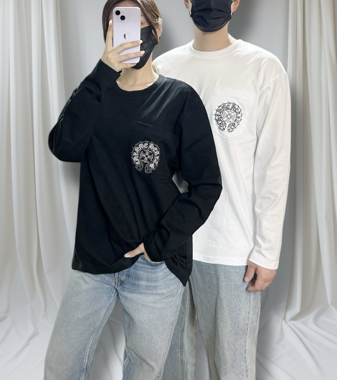 <CH 롱 슬리브 티>