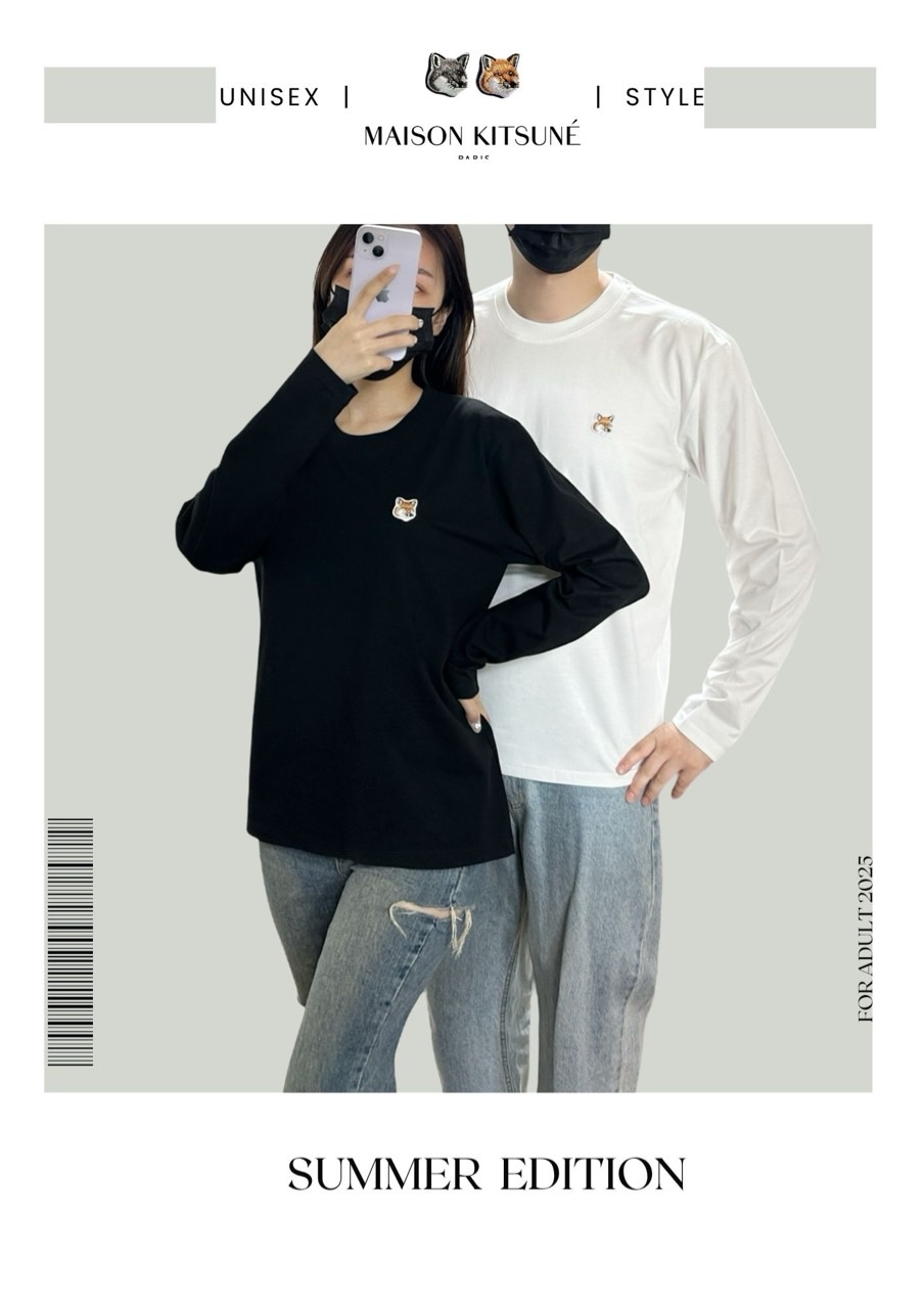 <MJ 폭스헤드 긴팔 티>