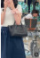 #셀린느 퀴리 트리옹프 드로우스트링 카바스 그레인 카프스킨  블랙