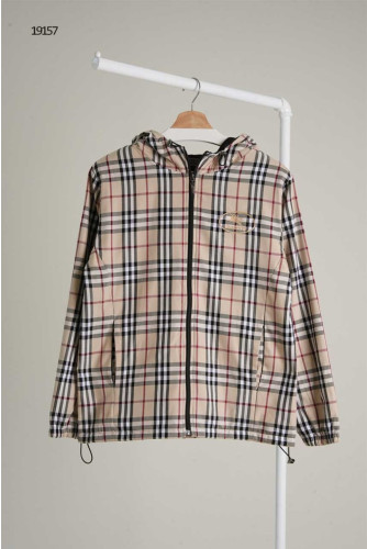🔆 [BURBERRY] 버버리  EKD로고 클래식 체크 후드 자켓 🔆