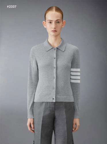 🍀 [THOM BROWNE] 톰브라운 밀라노 4바 카라 니트 가디건 🍀