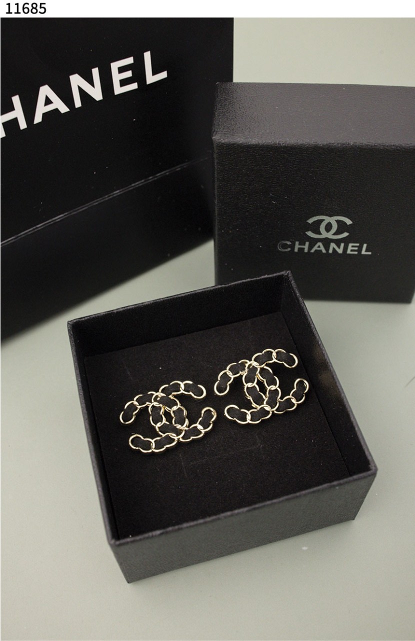 #샤넬 [Chanel] CC 블랙 체인 귀걸이 신상입고💢 #귀걸이 #11685