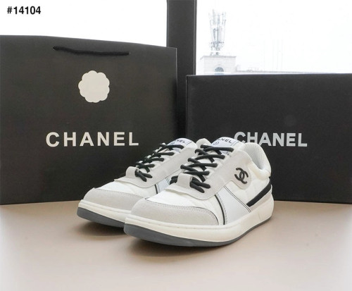 🔆 [CHANEL] 샤넬 패브릭 스웨이드 카프스킨 스니커즈 화이트앤그레이 🔆