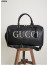 🔆 [GUCCI] 구찌 GG 로고 블랙 레더 더플백 🔆