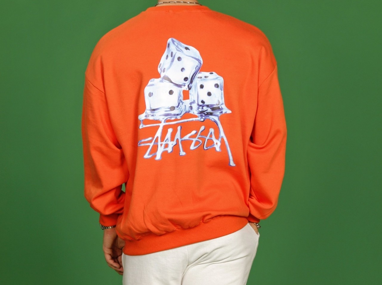 1 <스투시  얼음주사위 맨투맨>