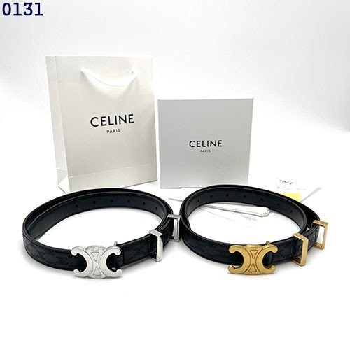 👹셀*느 트리옹프 엠보싱 가죽 여성벨트 (블랙)👹