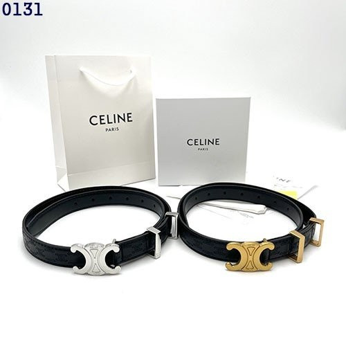 👹셀*느 트리옹프 엠보싱 가죽 여성벨트 (블랙)👹