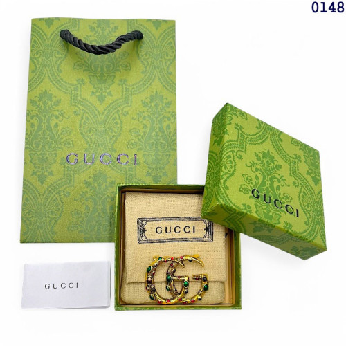 👹구* 인터로킹 GG 골드 로고 브로치👹