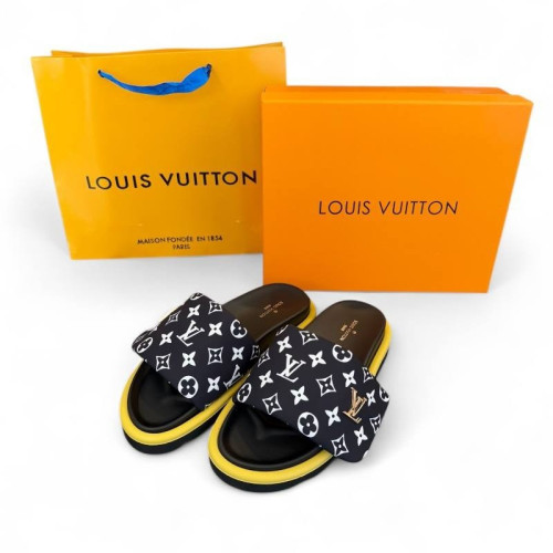 스틸로고 뮬 모노그램 (블랙)