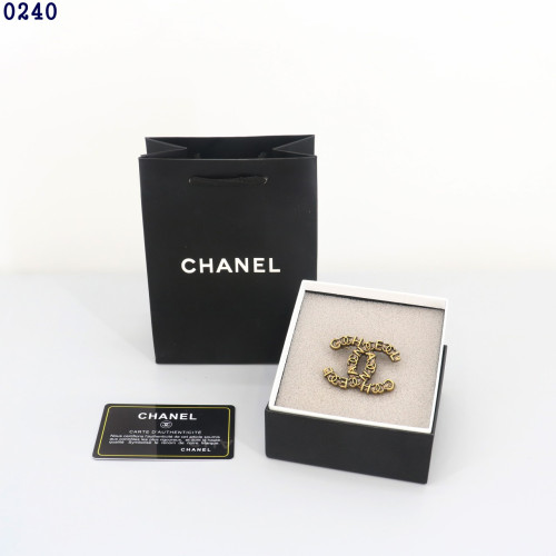 👹샤* 메탈골드 로고 폰트 브로치👹