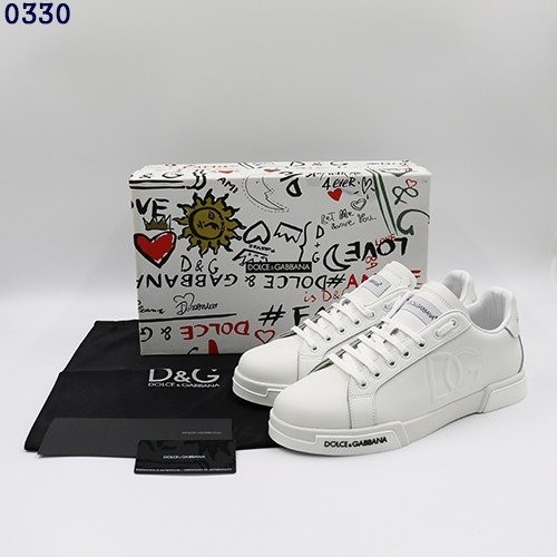 👹돌*앤가바나 포르토피노 빈티지 DG 로고 스니커즈👹