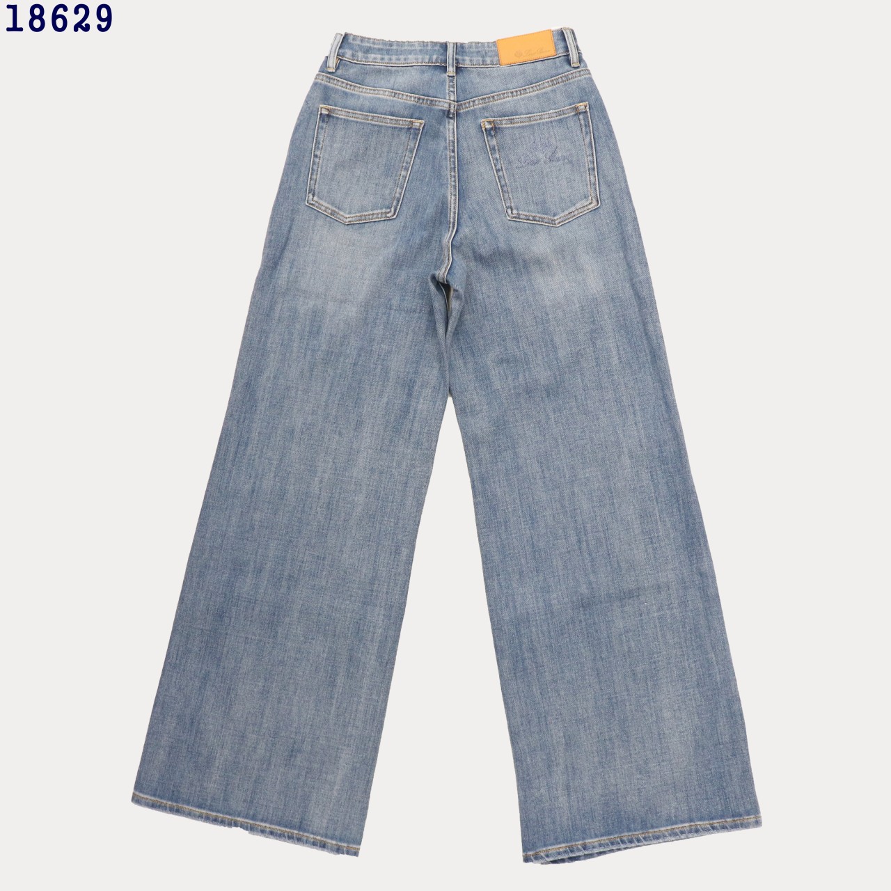 👹로*피*나 포켓 자수 로고 와이드 데님 팬츠👹