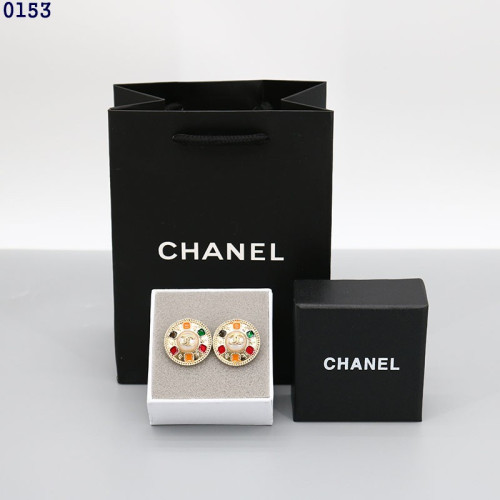 👹샤* CC 트위드 진주 스톤 이어링👹