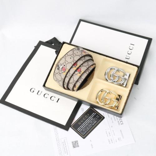 👹구* 투버클 컷팅 미키패턴 벨트👹