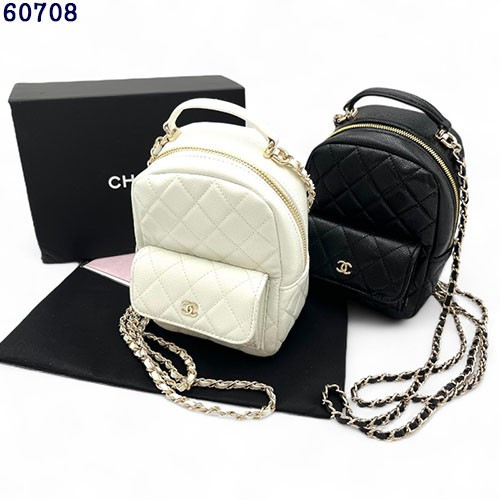 👹샤* 25ss 크루즈 컬렉션 캐비어 탑핸들 미니 백팩👹