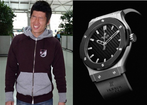 위블로 티타늄 클래식 퓨전 블랙 다이얼 러버 남성