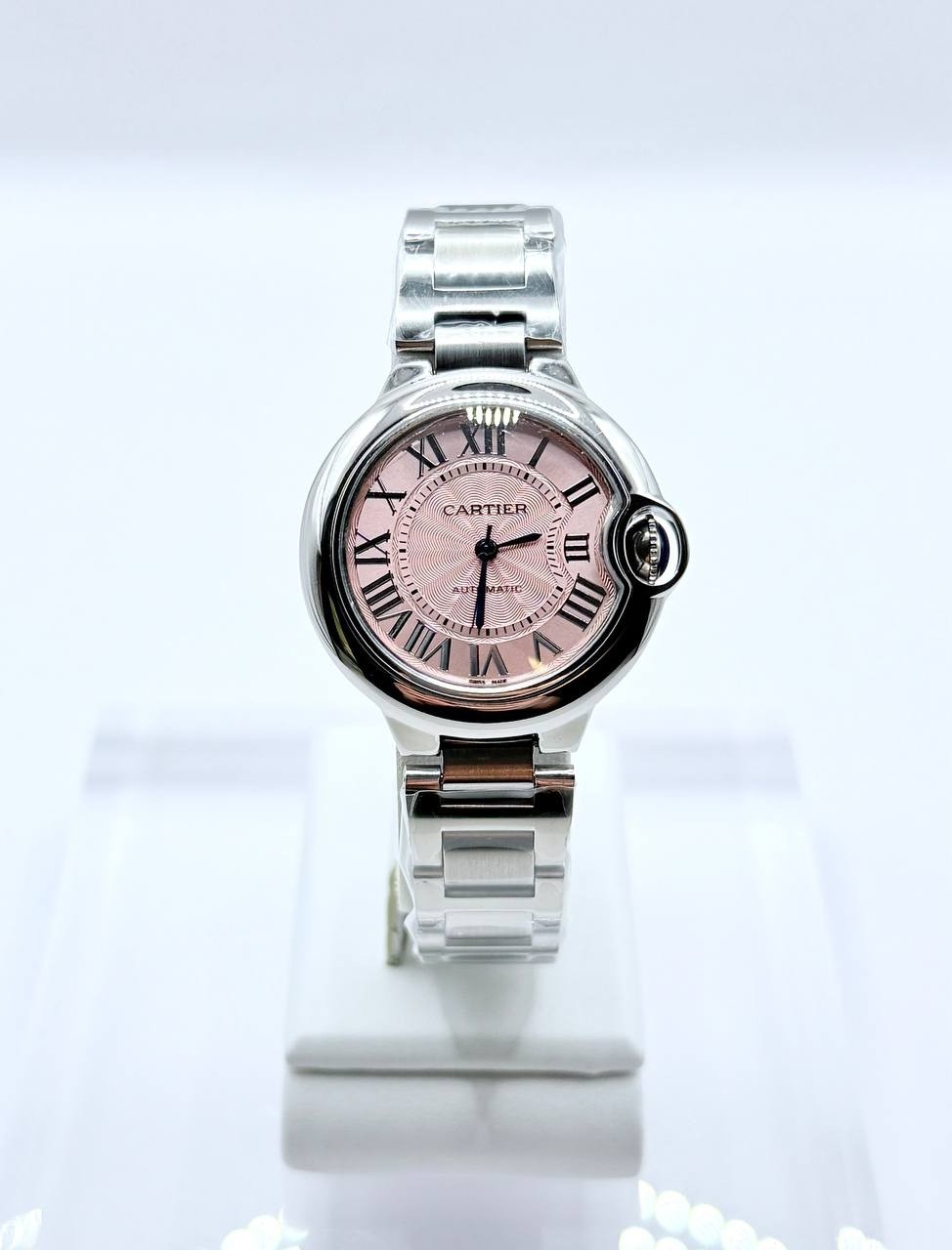 발롱 블루 드 까르띠에 워치, 33mm, 오토매틱 와인딩 메케니컬 무브먼트.