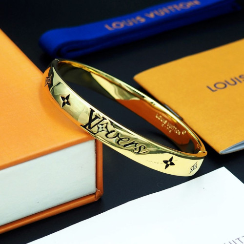 루이비통 LV 버스 팔찌 퍼렐 윌리엄스 팔찌 골드