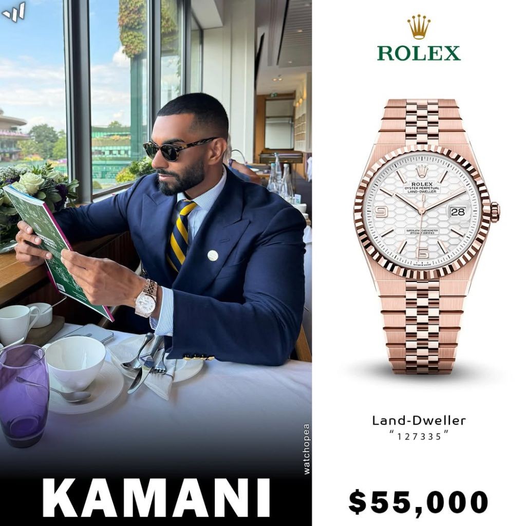 롤렉스 랜드 드웰러 에버 로즈 골드