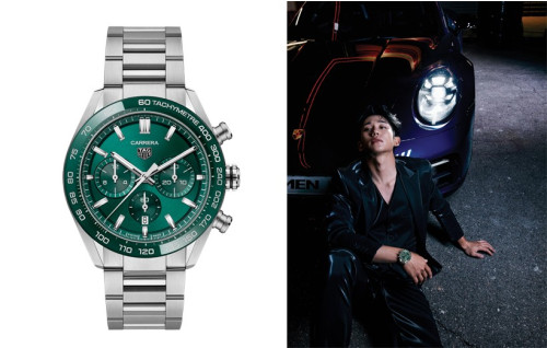 태그호이어 까레라 칼리브 02 스포츠 그린다이얼