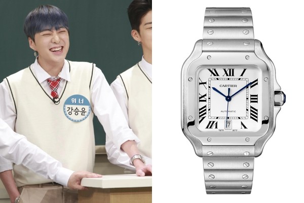 까르띠에 산토스 42mm 화이트다이얼 브레이슬릿