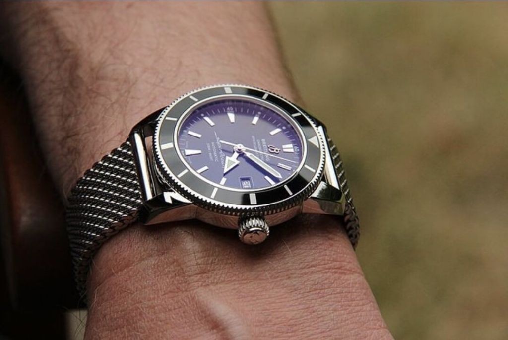 브라이틀링 슈퍼오션 헤리티지 B20 오토매틱 44 스틸 블랙 메탈