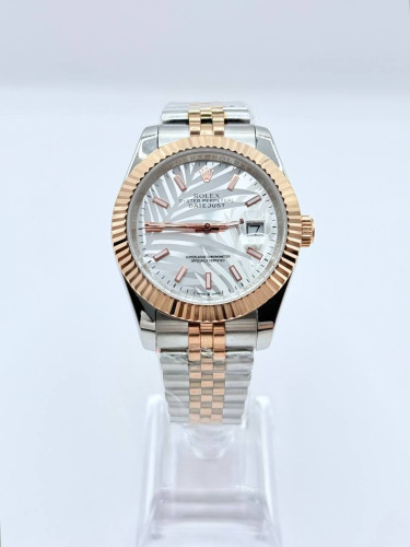 롤렉스 데이트저스트 플루티드 모티프 에버로즈 골드 쥬빌리 한정판