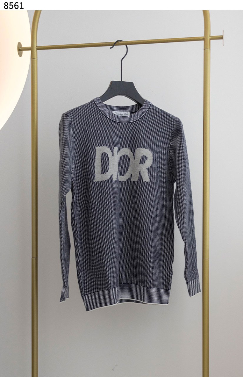 #디올 [Christian Dior] 남성 블랜드 배색로고 라운드 니트 단가인하💢 #상의 #니트 #8561