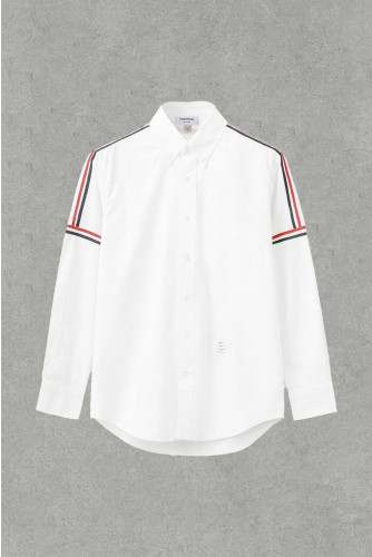 톰브라운 숄더 라인 버튼 다운 옥스포드 셔츠