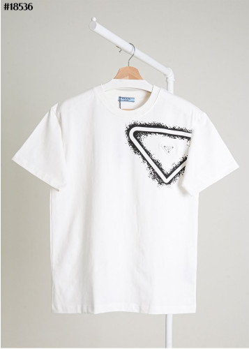 🔆 [PRADA] 프라다 반플레이트 나염 클래식 코튼 저지 티셔츠 🔆