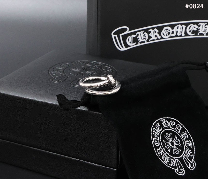 🍀 [Chrome Herts] 크롬하츠 크로스볼 네일 링 반지 🍀