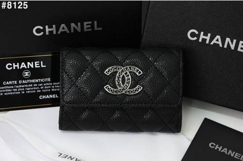 🍀 [CHANEL] 샤넬 CC 레터링 플랩 캐비어 카드 지갑 🍀