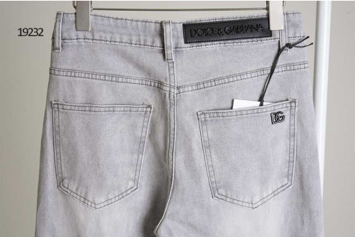 🔆 [DOLCE&GABBANA] 돌체 블랙 이니셜패치 DG로고 데님 그레이진🔆