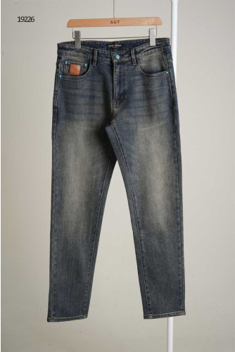 🔆 [LOUIS VUITTON] 루이비통 브라운 패치 LV자수포켓 데님팬츠 🔆