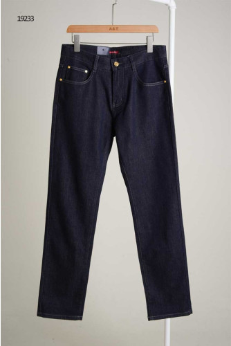 🔆 [PRADA] 프라다 레더패치 금장 삼각로고 진청 데님진 🔆