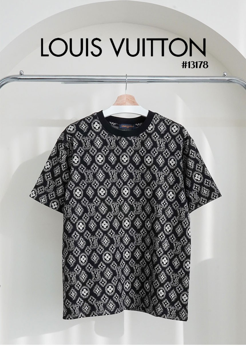 🔆 [Louis Vuitton] 루이비통 남성 자카드 디지털 모노그램 반팔 티셔츠 🔆