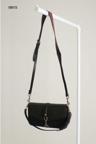 🔆 [GUCCI] 구찌 웨빙 트리밍 풀그레인 가쥭 메신저백 🔆