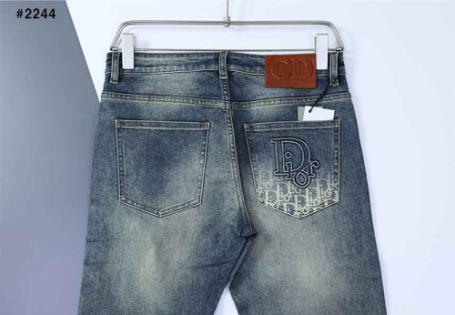 🍀 [DIOR] 크리스찬 디올 레더패치 포켓 오블리크 데님진 🍀